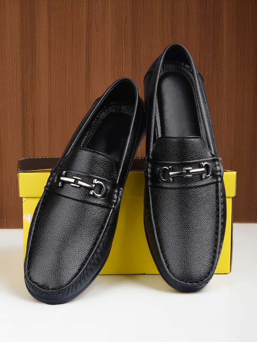 men black slip on loafer - 22069186 - Zoom Image - 0