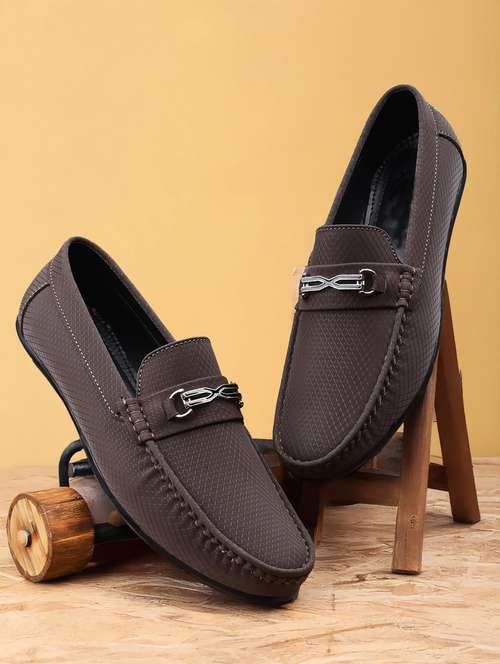 men brown slip on loafer - 22069187 - Standard Image - 0