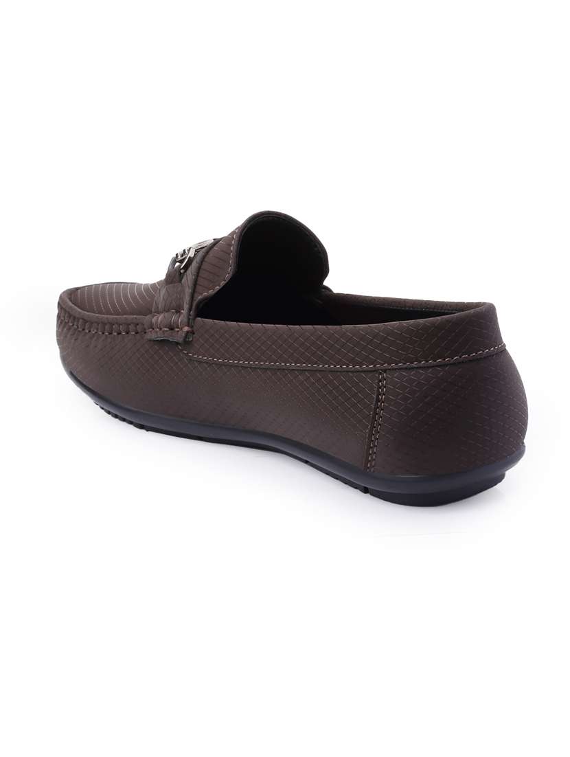 men brown slip on loafer - 22069187 - Standard Image - 4