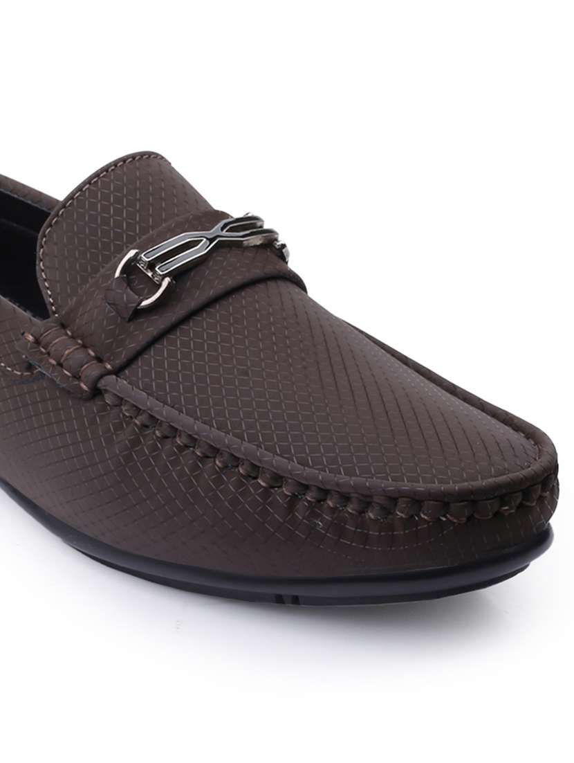 men brown slip on loafer - 22069187 - Standard Image - 6