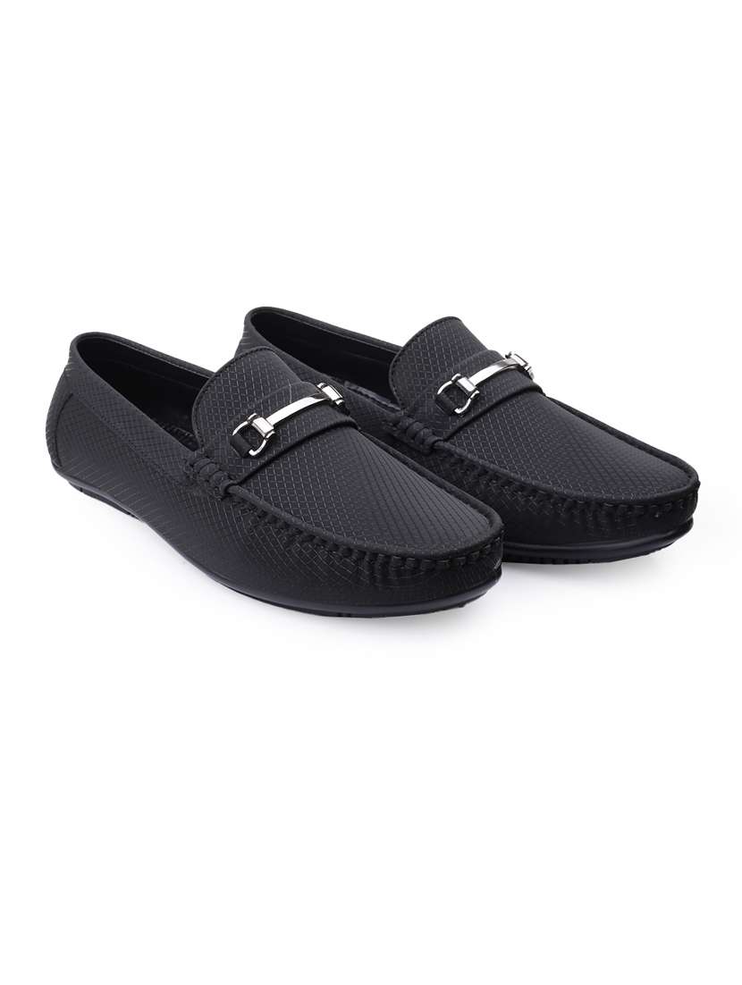 men black slip on loafer - 22069188 - Standard Image - 1