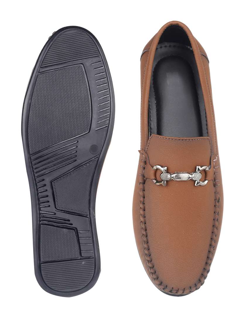 men tan slip on loafer - 22069197 - Standard Image - 6