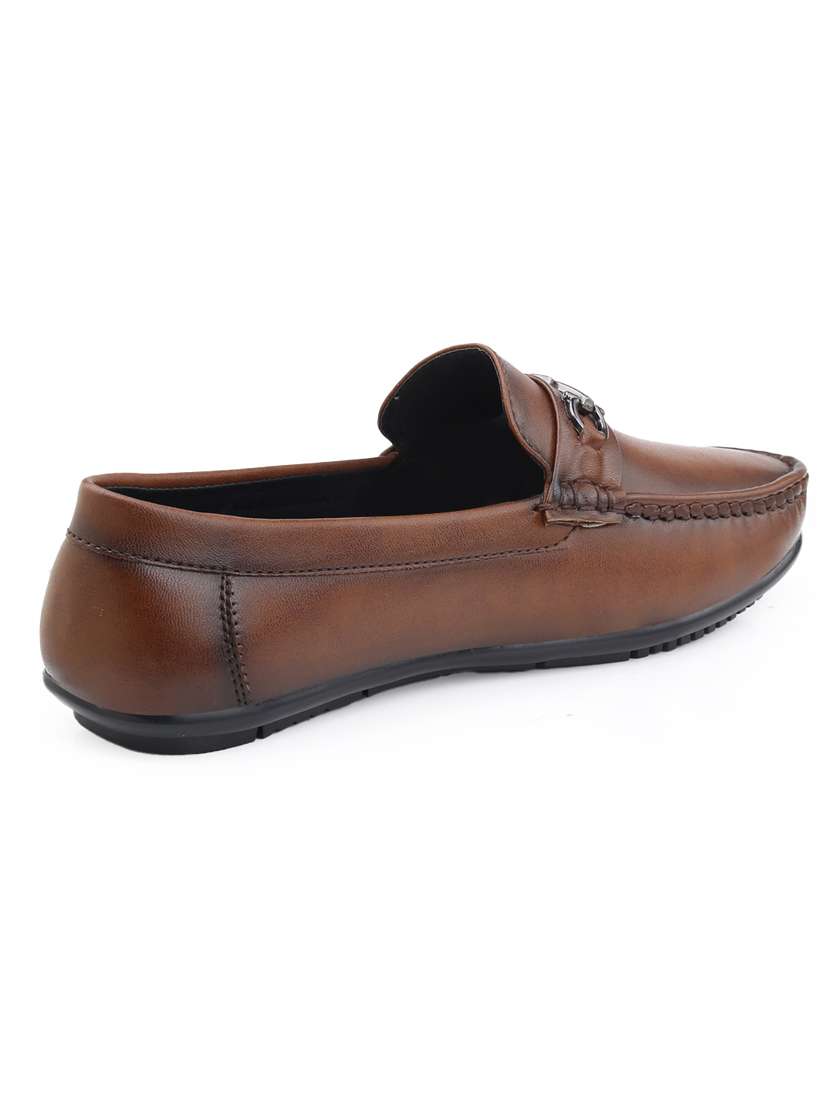 men tan slip on loafer - 22069198 - Standard Image - 4