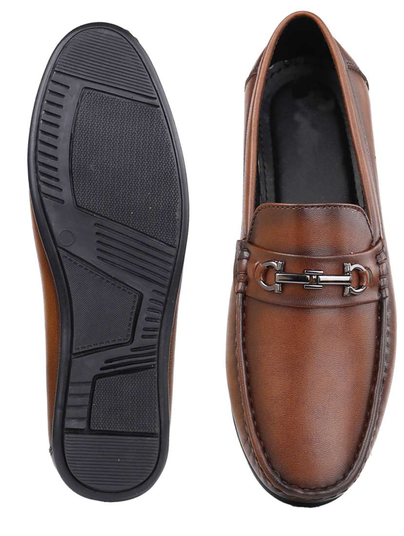 men tan slip on loafer - 22069198 - Standard Image - 6
