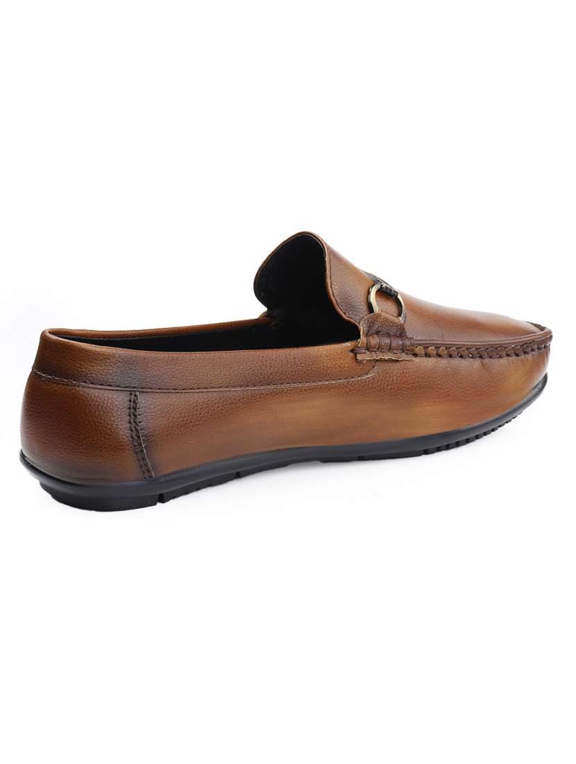 men tan slip on loafer - 22069199 - Standard Image - 4