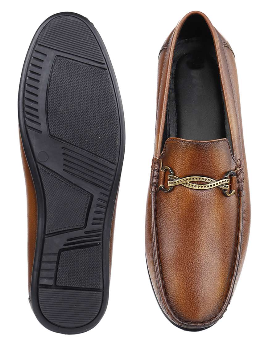 men tan slip on loafer - 22069199 - Standard Image - 6