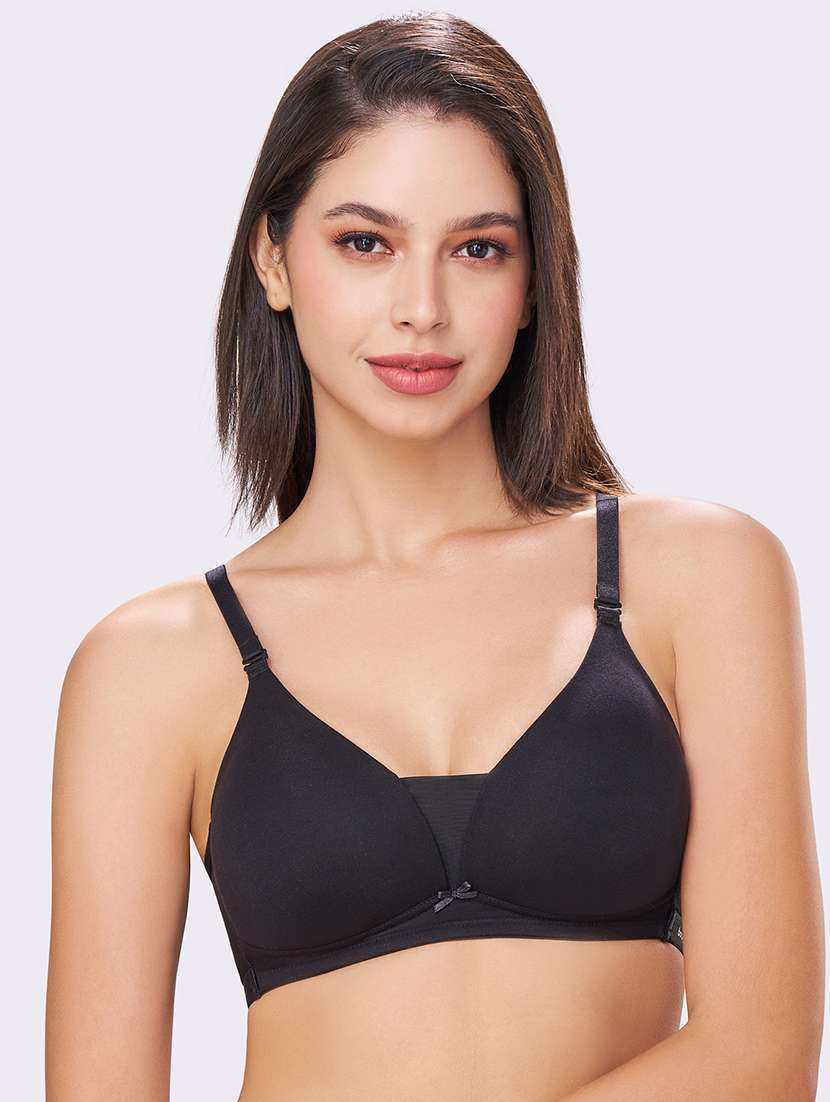 women pack of 2 solid lightly padded t-shirt bra - 22069220 -  Standard Image - 1