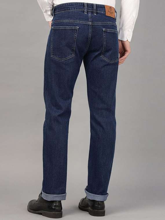 men solid mid rise slim fit jean - 22069238 - Standard Image - 4