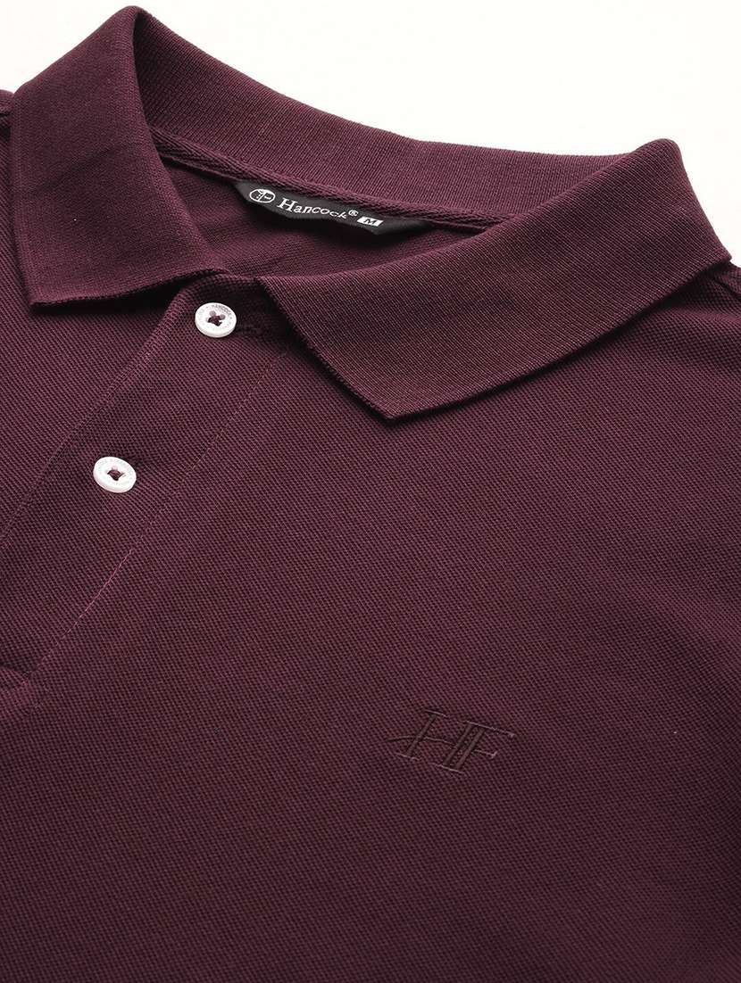 men solid long sleeve regular fit polo t-shirt - 22069255 -  Standard Image - 4