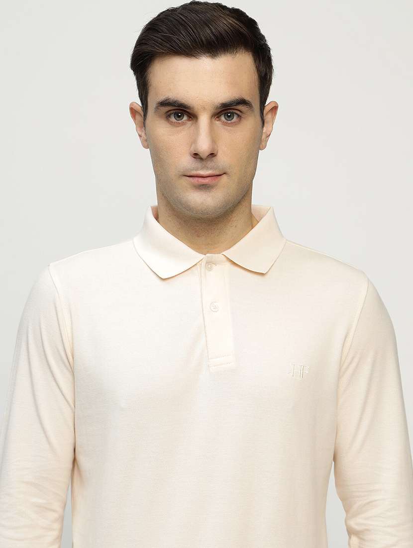 men solid short sleeve regular fit polo t-shirt - 22069256 -  Standard Image - 4