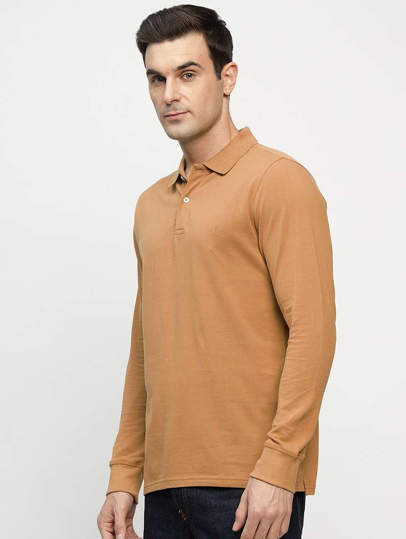 men solid short sleeve regular fit polo t-shirt - 22069257 -  Standard Image - 1