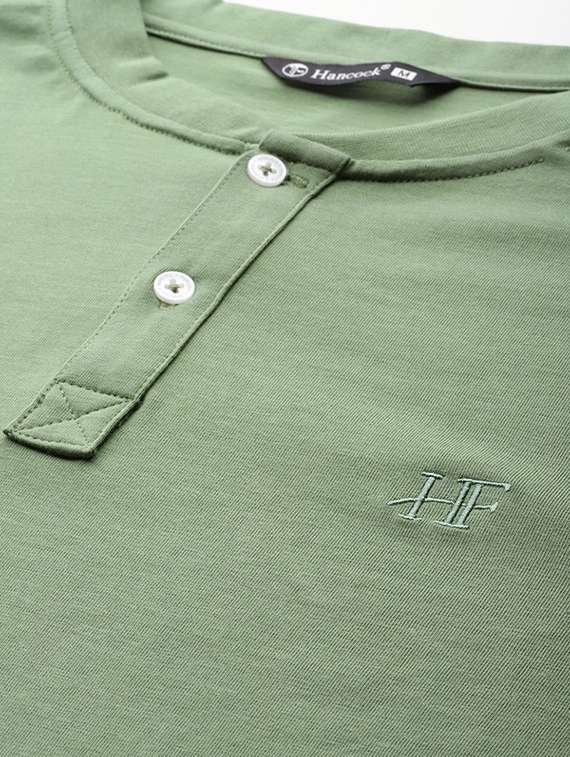 men solid long sleeve regular fit t-shirt - 22069272 -  Standard Image - 4