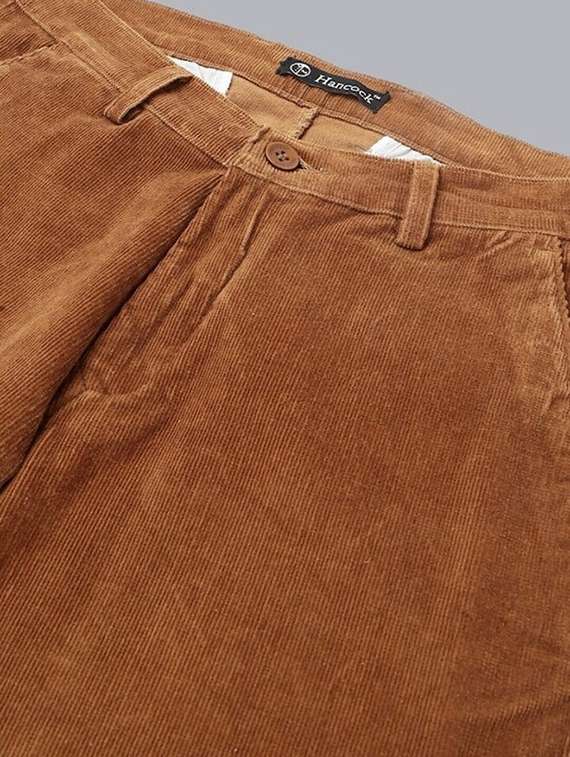 men solid mid rise flat front trouser - 22069282 -  Standard Image - 4
