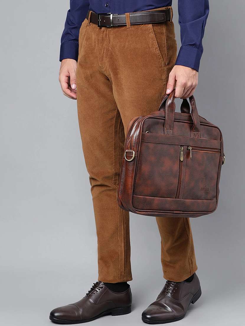 men solid mid rise flat front trouser