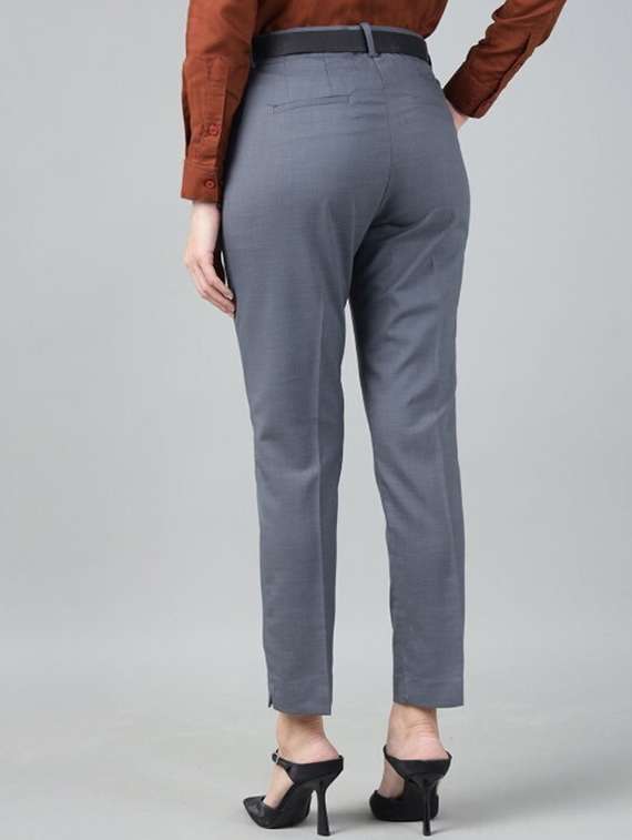 blue viscose trousers - 22069322 -  Standard Image - 1