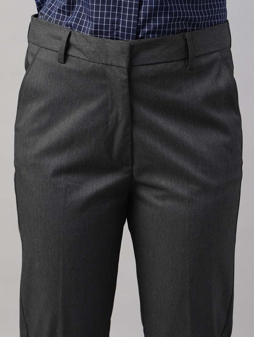 grey polyester trousers - 22069324 -  Standard Image - 4