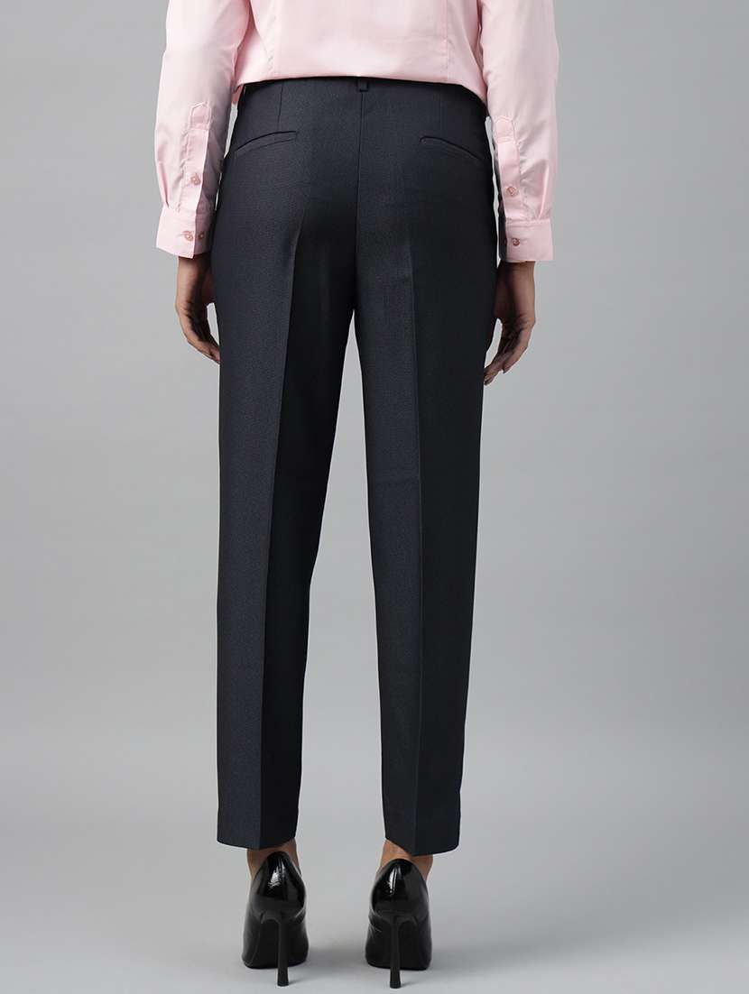 black viscose trousers - 22069325 -  Standard Image - 1