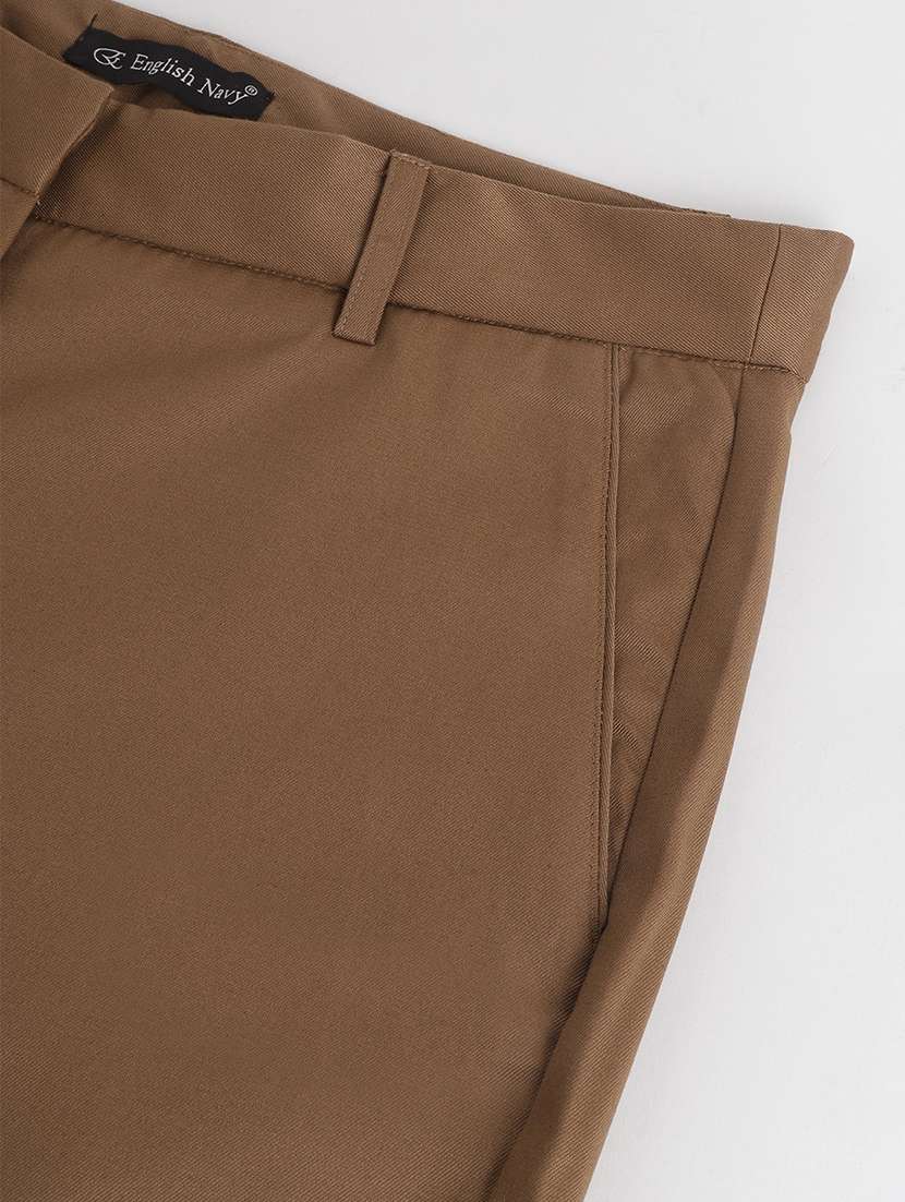 women solid mid rise cigarette pants - 22069334 -  Standard Image - 4