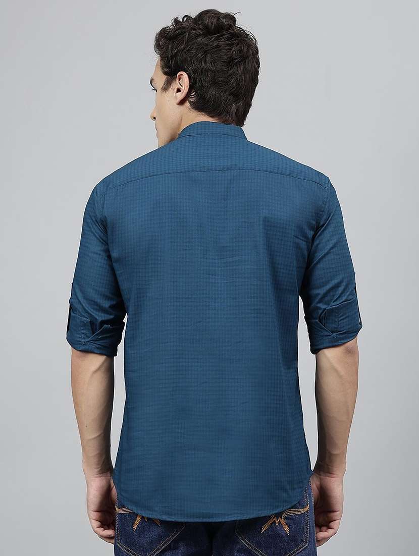 men mandarin neck long sleeve short kurta - 22069391 -  Standard Image - 1