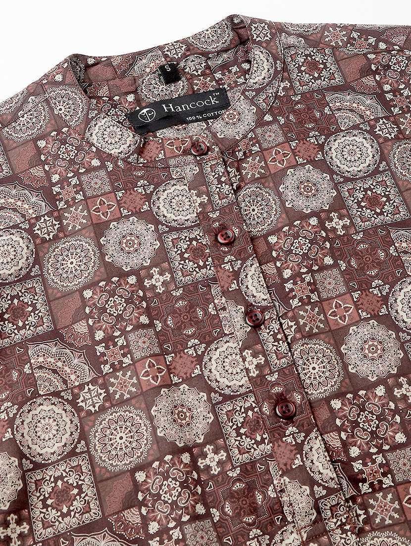 women printed long sleeve regular top - 22069409 -  Standard Image - 4