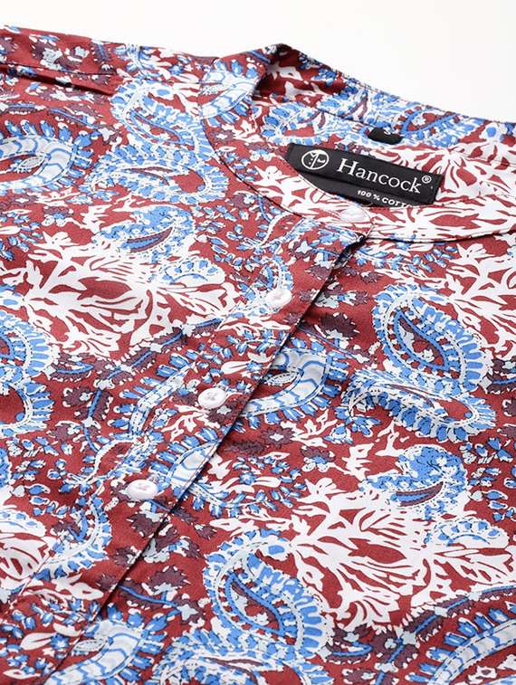 women printed long sleeve regular fit top - 22069433 - Standard Image - 4