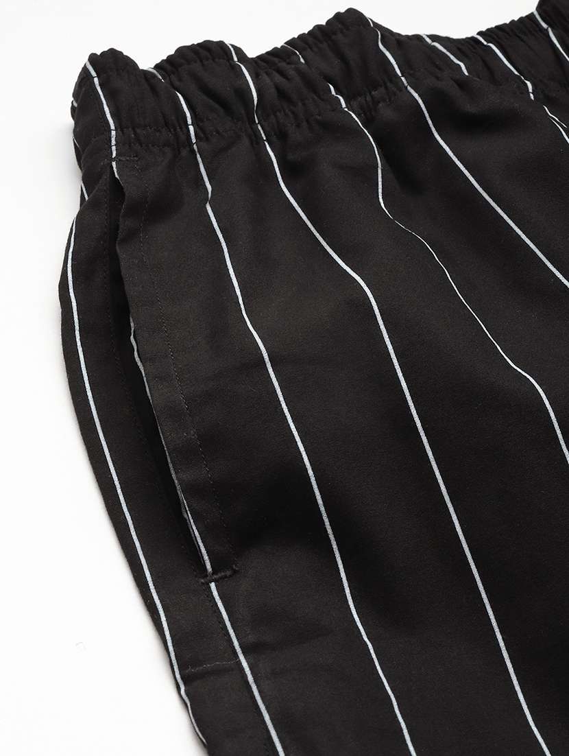 men striped long sleeve sleepwear set - 22069543 -  Standard Image - 4