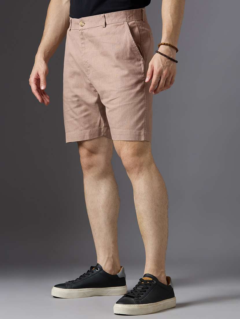 men self design mid rise regular fit shorts - 22069676 -  Standard Image - 1