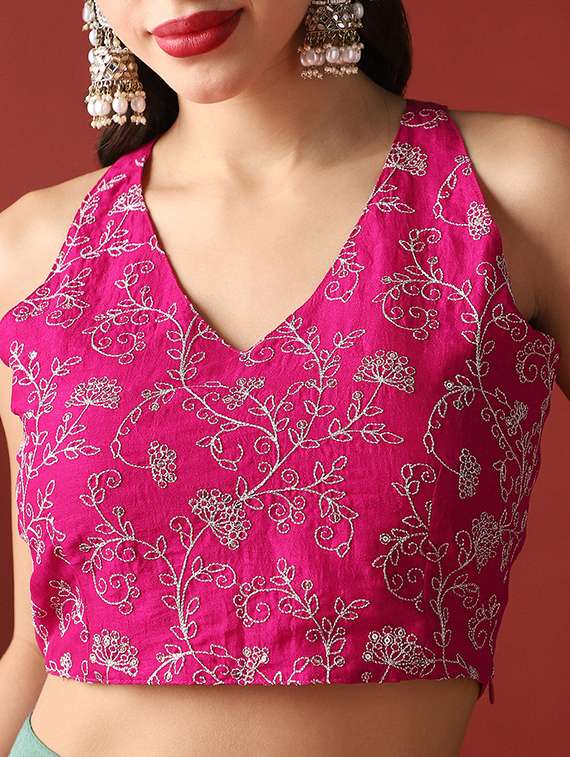 women solid with work flared stitched lehenga - 22069775 -  Standard Image - 4