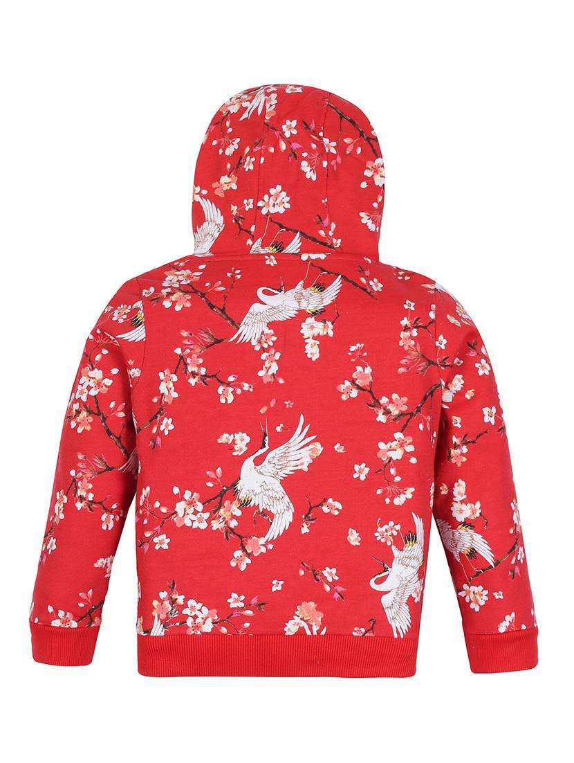 boys printed long sleeve hooded sweatshirt - 22070377 -  Standard Image - 1