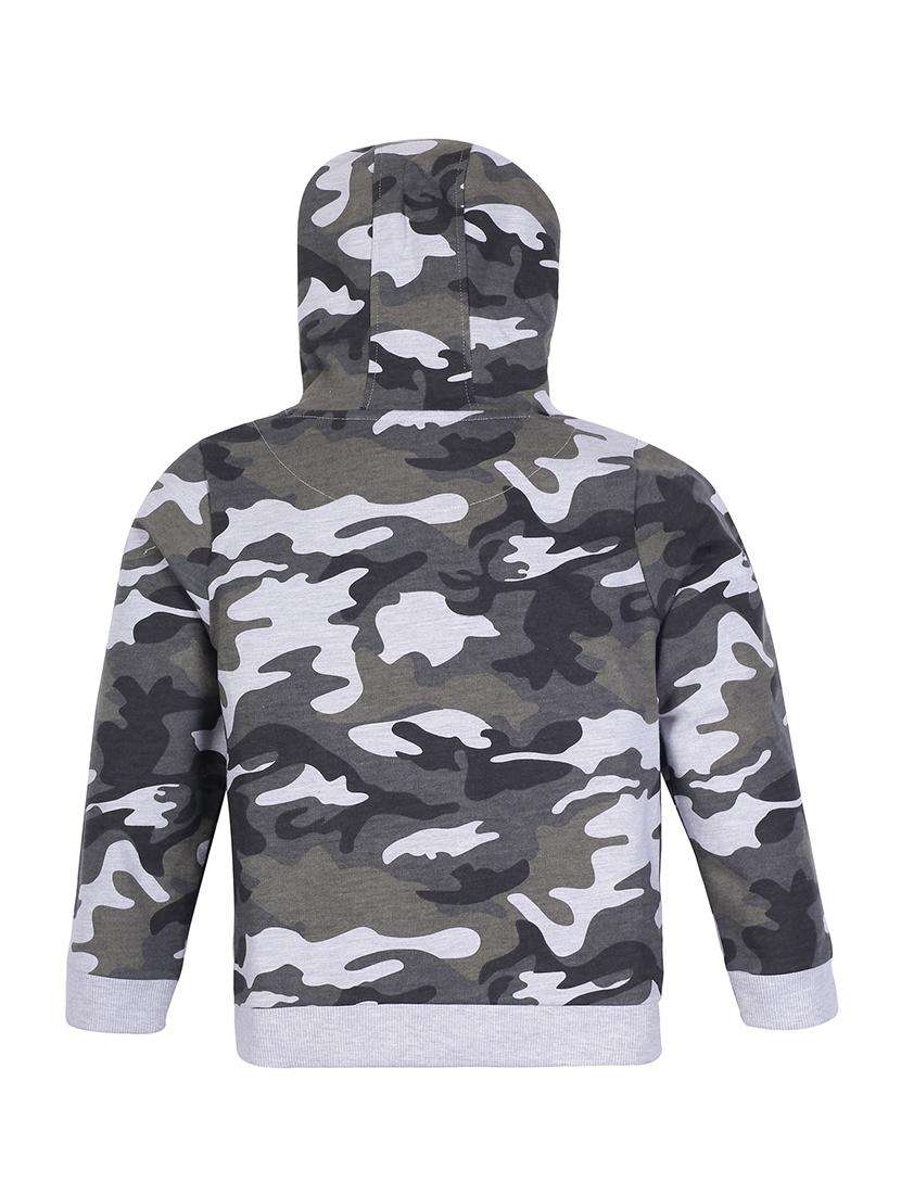 boys printed long sleeve hooded sweatshirt - 22070387 - Standard Image - 1