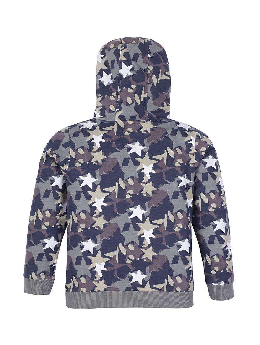 boys printed long sleeve hooded sweatshirt - 22070388 -  Standard Image - 1