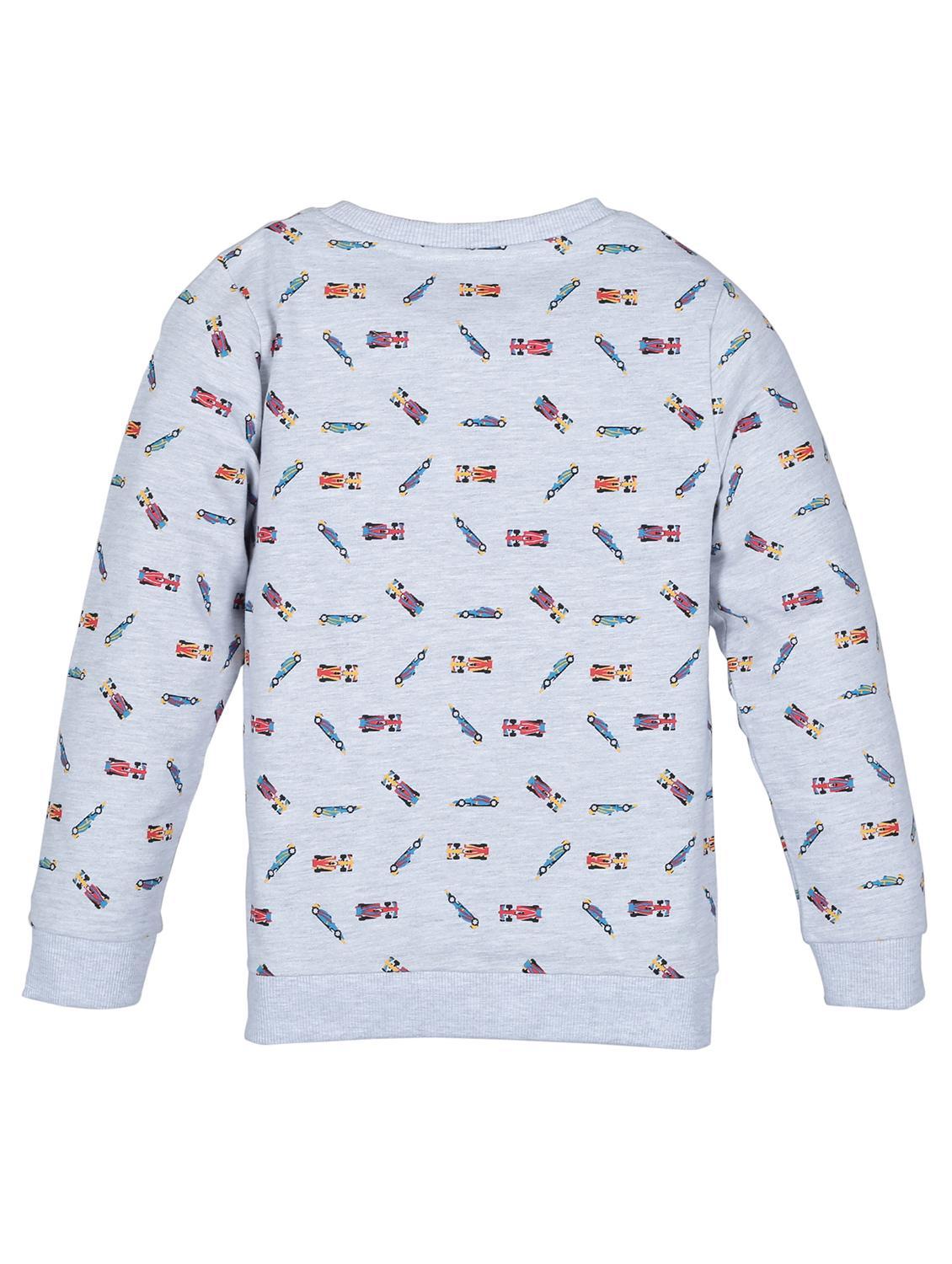 boys printed long sleeve sweatshirt - 22070414 - Standard Image - 1