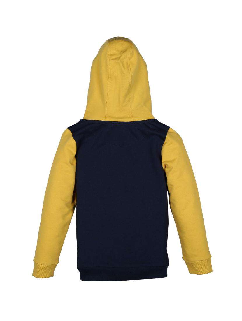 boys color blocked long sleeve hooded sweatshirt - 22070425 -  Standard Image - 1
