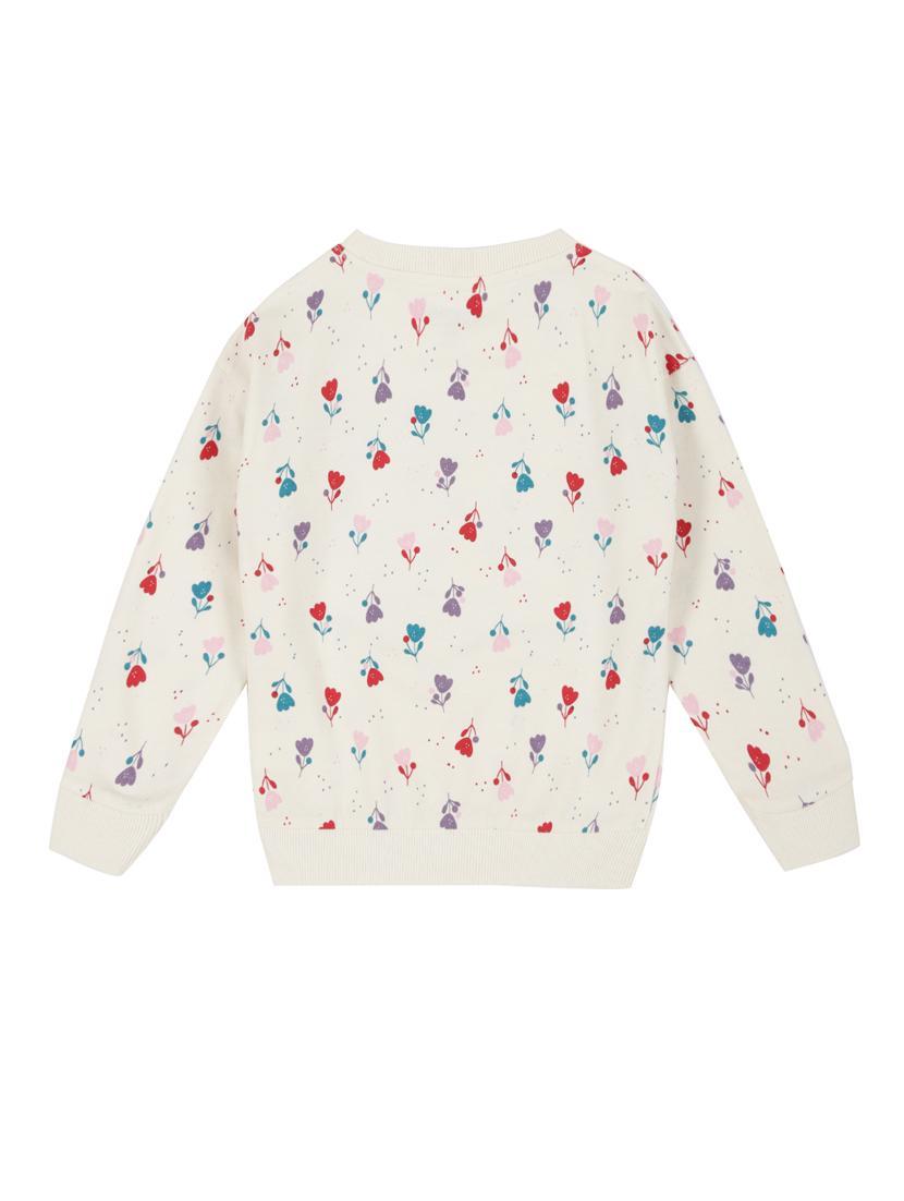 girls printed long sleeve sweatshirt - 22070440 - Standard Image - 1