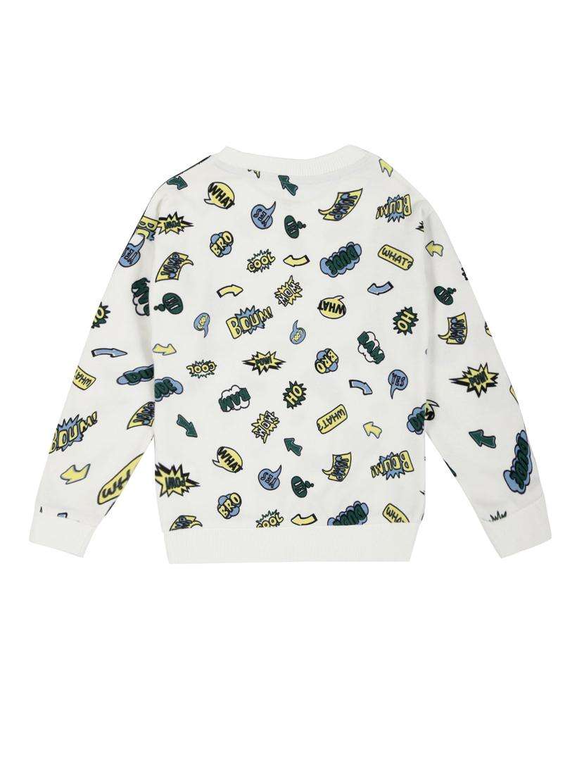 boys printed long sleeve sweatshirt - 22070469 - Standard Image - 1