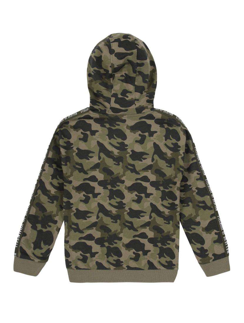boys printed long sleeve hooded sweatshirt - 22070477 - Standard Image - 1