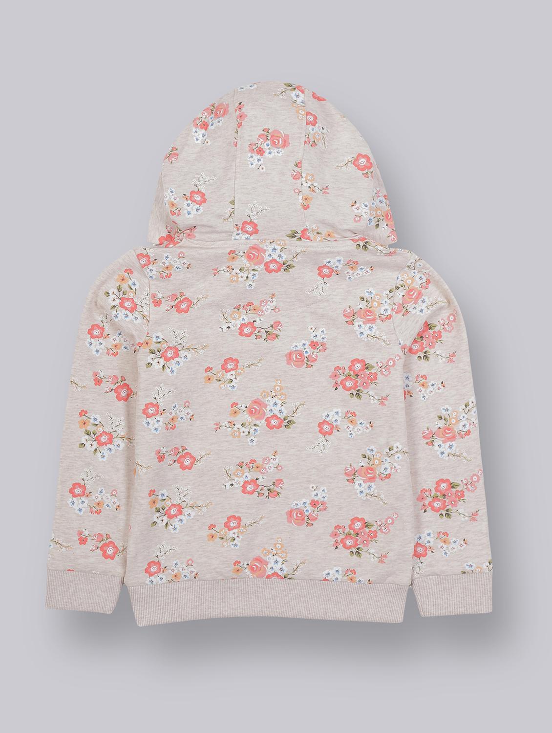 girls printed long sleeve sweatshirt - 22070505 - Standard Image - 1