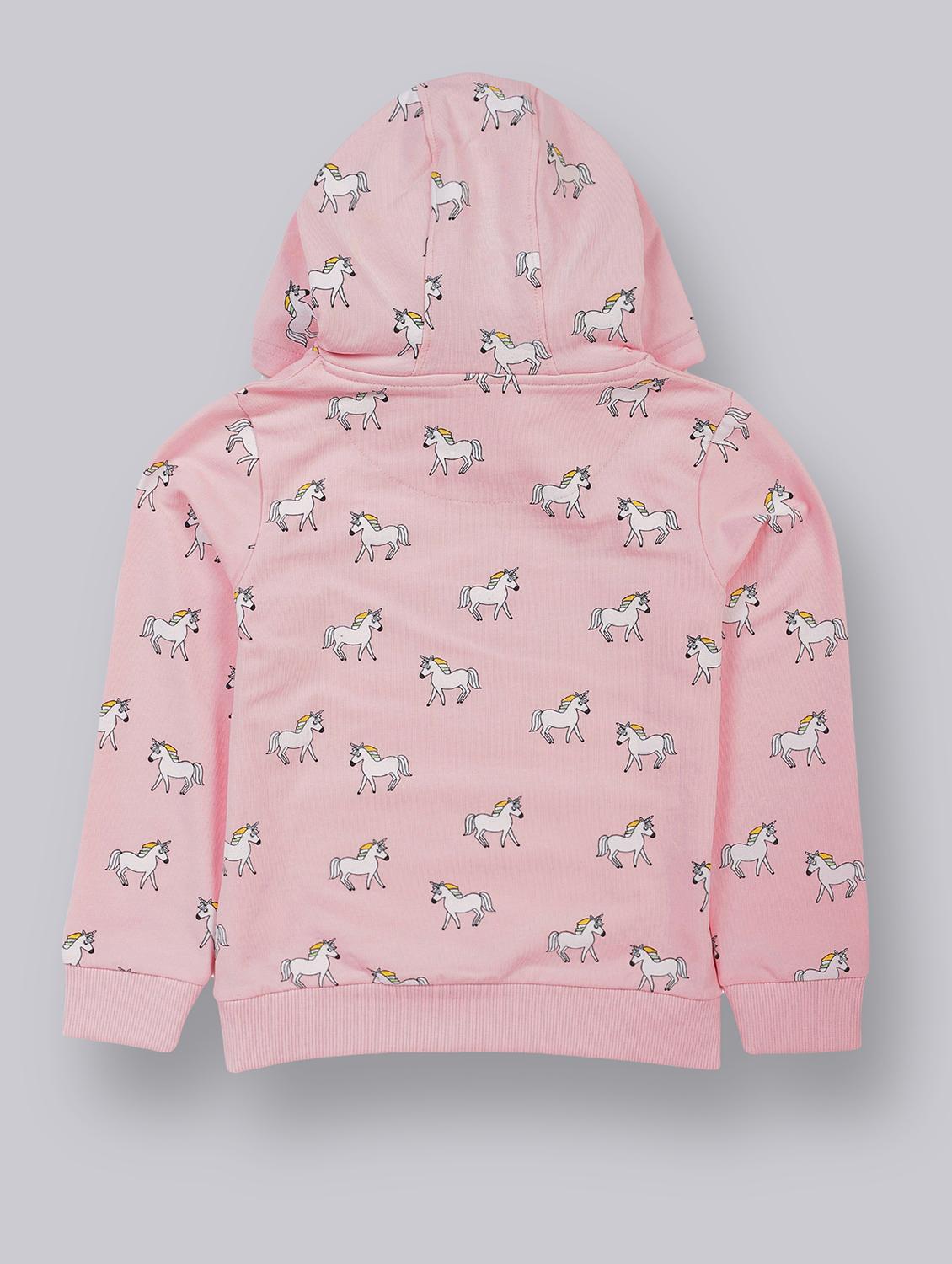 girls printed long sleeve sweatshirt - 22070513 - Standard Image - 1