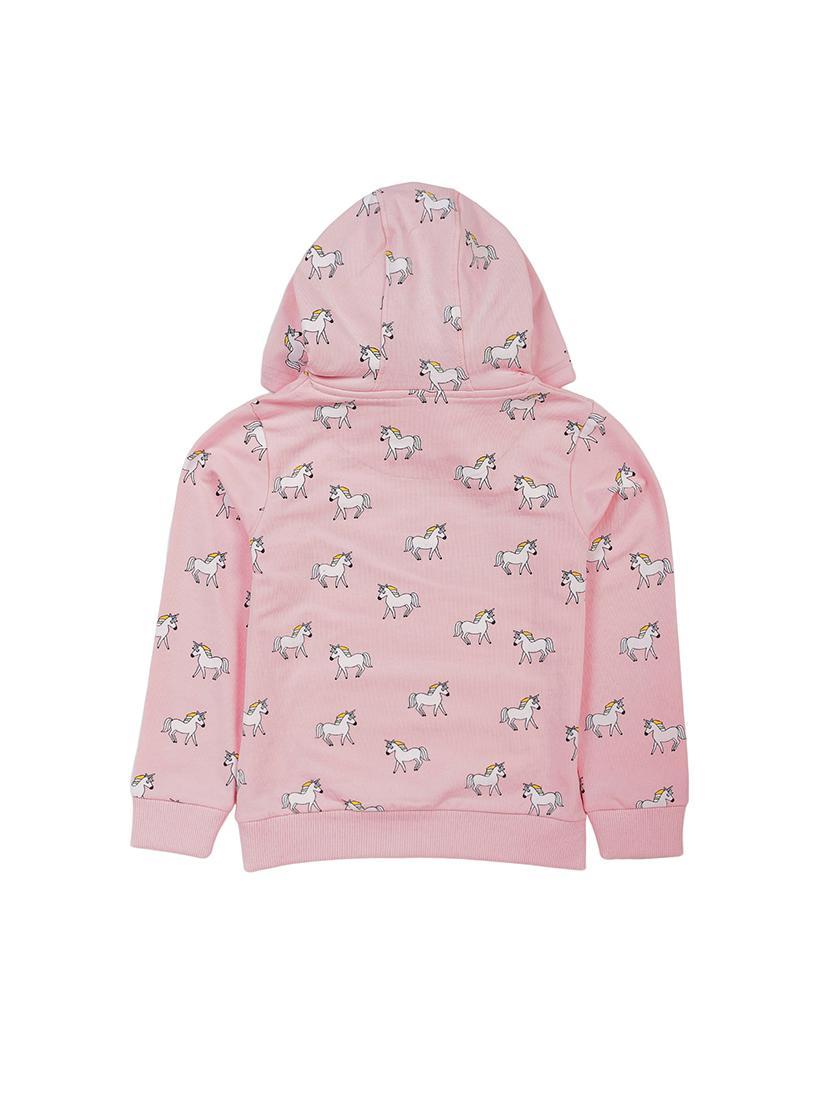 girls printed long sleeve sweatshirt - 22070514 - Standard Image - 1