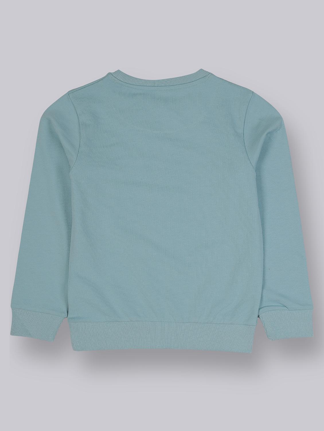 girls printed long sleeve sweatshirt - 22070517 - Standard Image - 1