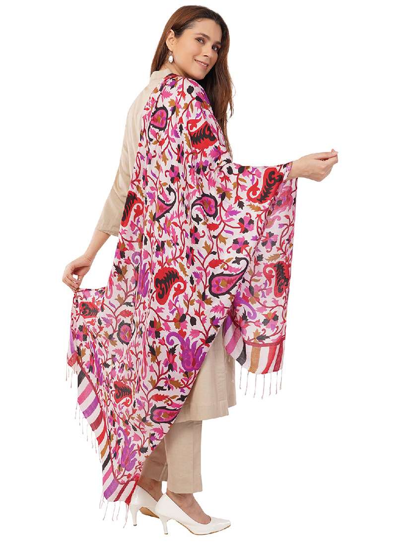rhe-ana women printed stole - 22070600 - Standard Image - 1