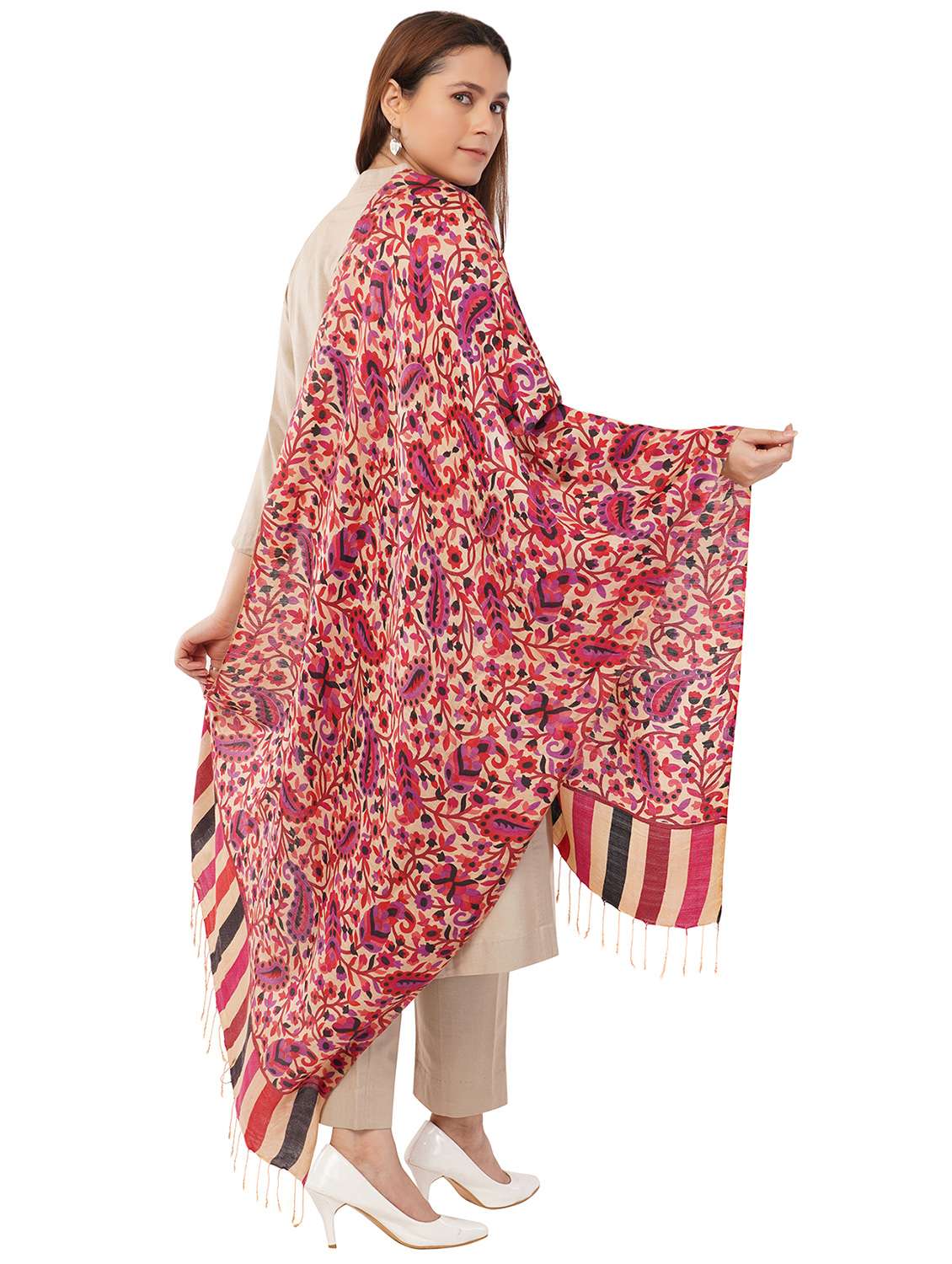 rhe-ana women printed stole - 22070601 - Standard Image - 1