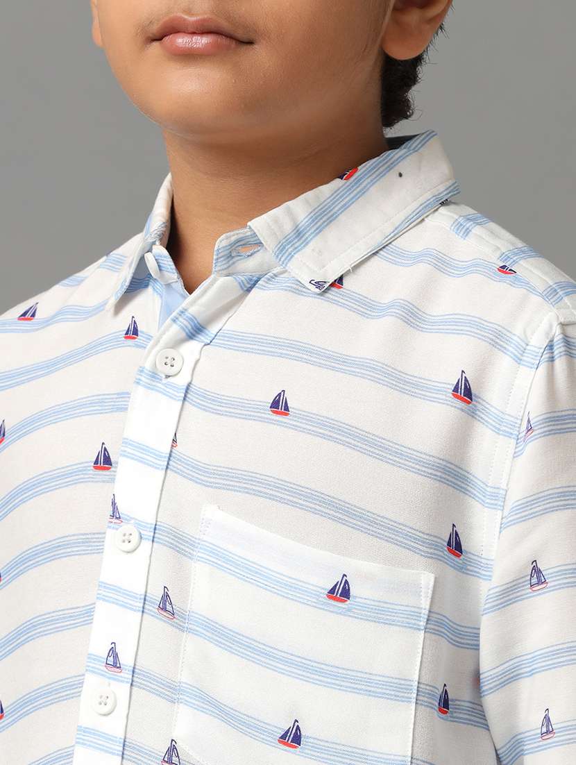 boy collared long sleeve regular fit shirt - 22070745 -  Standard Image - 4