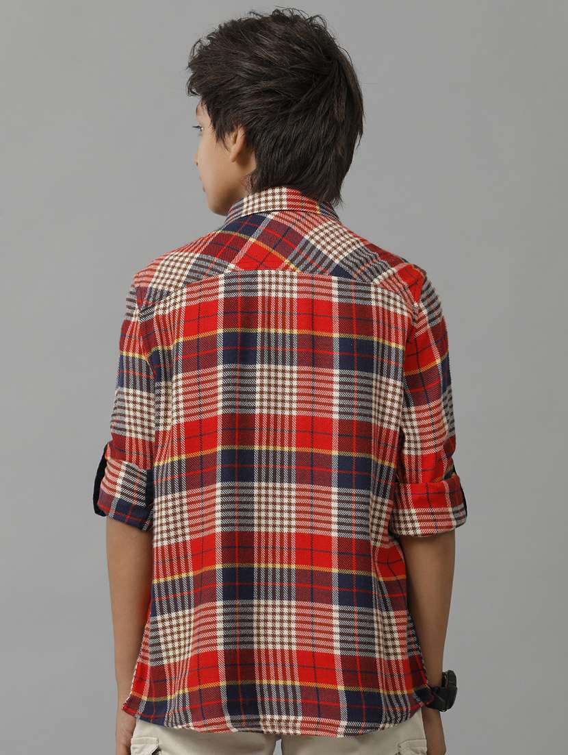 boy collared long sleeve regular fit shirt - 22070760 -  Standard Image - 1