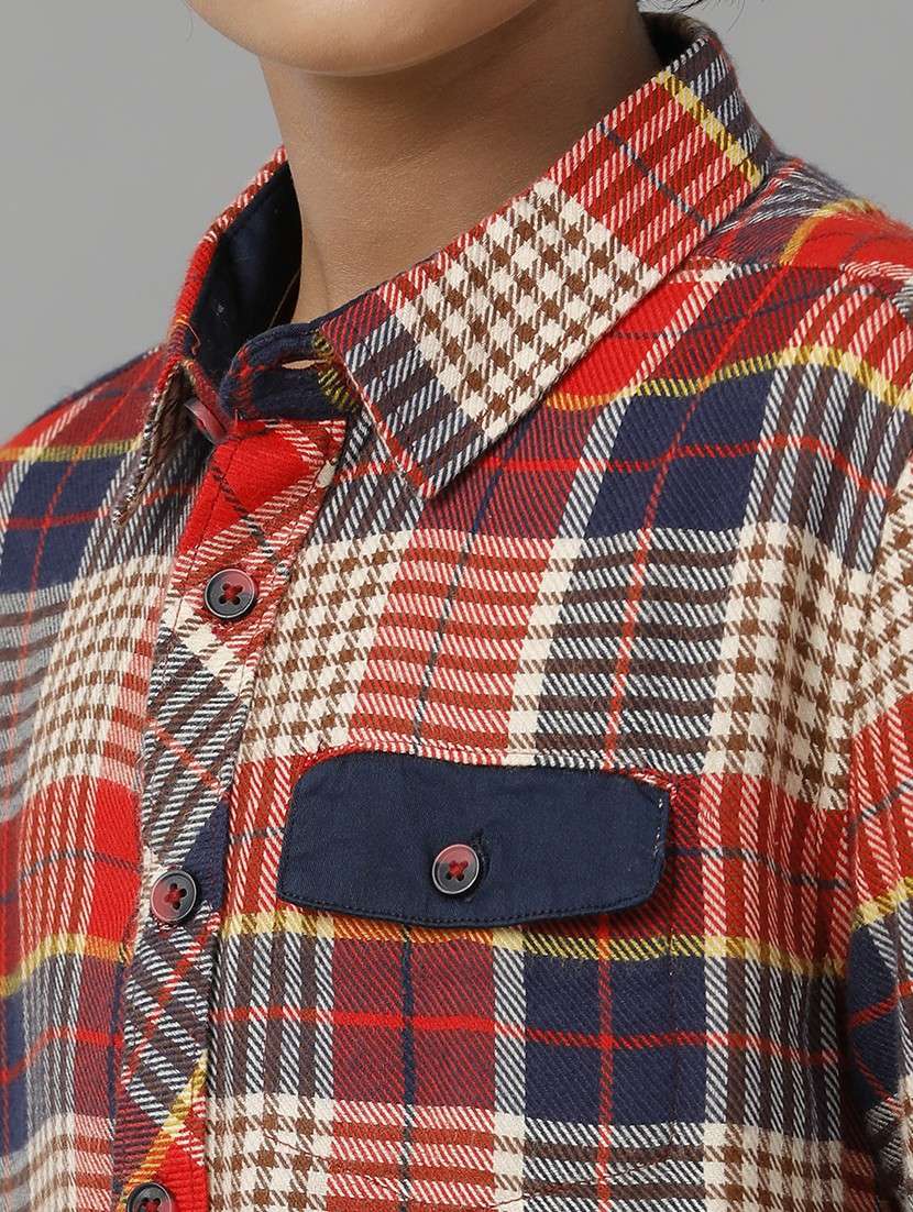 boy collared long sleeve regular fit shirt - 22070760 -  Standard Image - 4