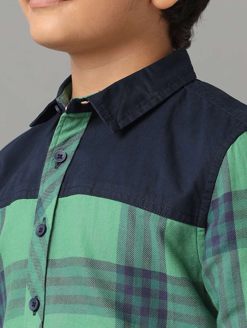 boy collared long sleeve regular fit shirt - 22070771 -  Standard Image - 4