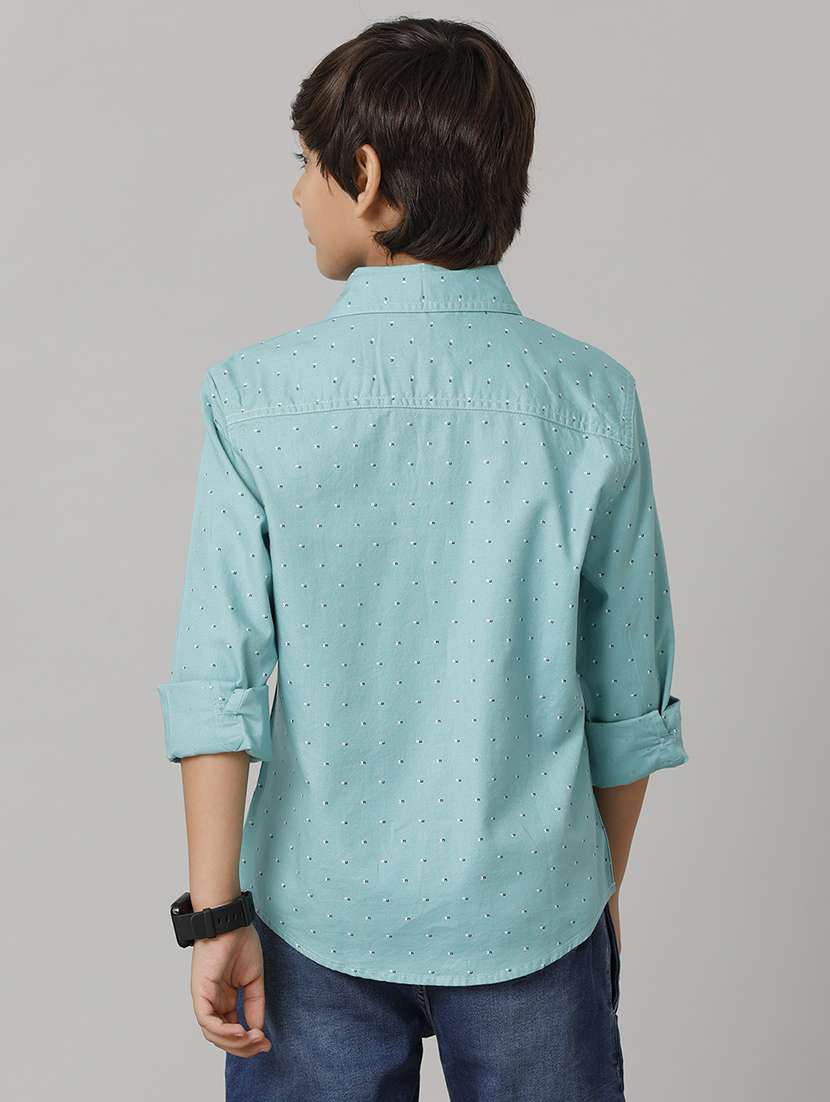 boy collared long sleeve regular fit shirt - 22070775 -  Standard Image - 1