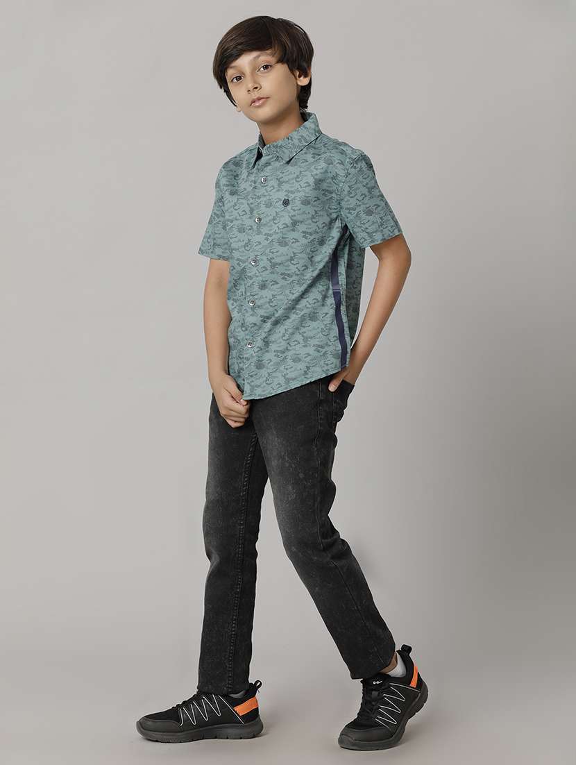 boy collared long sleeve regular fit shirt - 22070776 -  Standard Image - 4