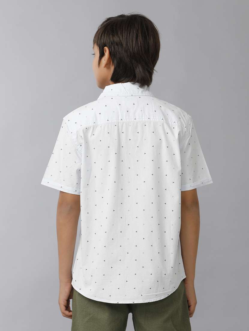 boys collared short sleeve regular fit shirt - 22070784 -  Standard Image - 1