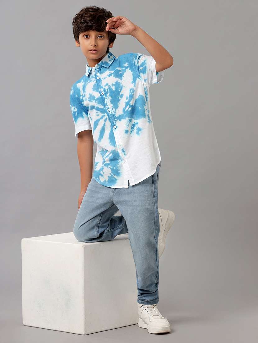 navy blue cotton shirt - 22070799 -  Standard Image - 4